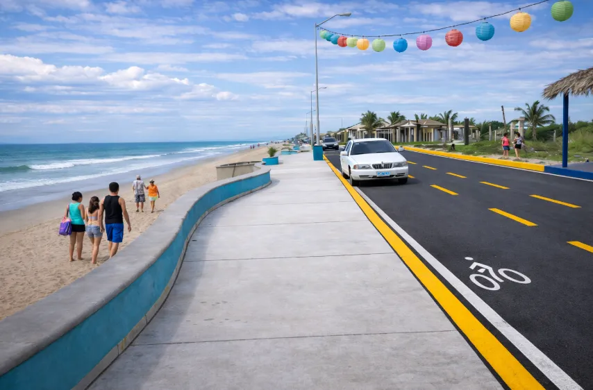 LEVANTAMIENTO MALECÓN PLAYA CEUTA