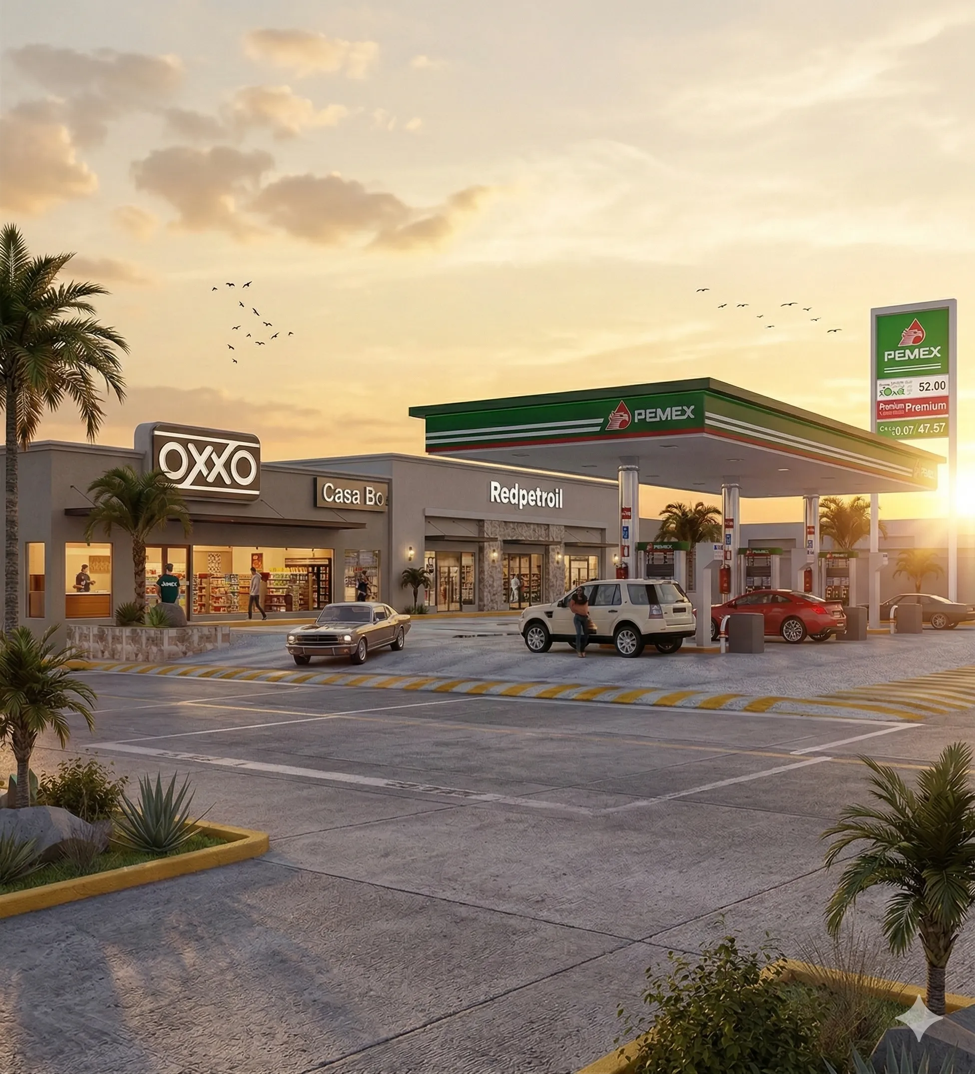 ESTACIÓN DE SERVICIO EN ANGOSTURA